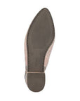 Outsole view of Rieker 47066 women's heeled sling-back sandals featuring textured rubber sole for grip and stability.