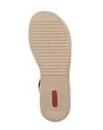 Light treaded outsole with red Rieker logo stamped on heel.