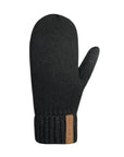 A black wool mitten with Auclair logo on the cuff.