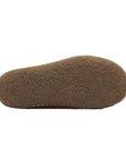 Bottom view of Kids Sorel Lanner Ridge II Slipper highlighting the textured sole for grip and indoor stability.