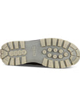 Taupe rubber outsole with Ecco logo and "Track" stamped into the center.