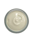 Bone shoe cream polish in clear jar