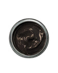 Dark Brown shoe cream polish in clear jar