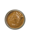 Light Brown shoe cream polish in clear jar