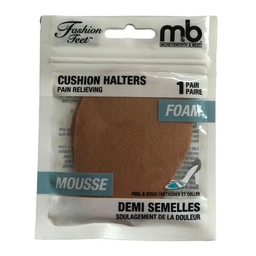 Packaged cushion halters