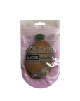 Packaged Suede Cushion Halter Foot Pads by Fashion Feet, pain-relieving and self-adhesive shoe inserts for better fit and comfort.