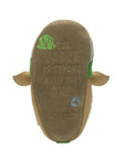 Brown suede leather outsole with "The force is strong with this one" and Robeez logo imprinted on it.