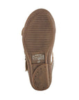Outsole view of the Women's L'Artiste Aymee Sandal featuring textured grip and L'Artiste branding with size marking.