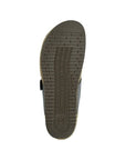 Outsole view of Women's Mephisto Helen Thong Footbed Sandal showing durable tread pattern for traction and stability.