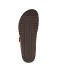 Light treaded dark brown outsole with Mephisto logo and product details stamped in.