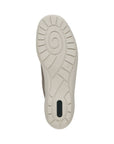 Outsole of beige Women's Remonte R7600 Velcro Shoe with flexible, non-slip sole ideal for all-day wear and comfort.