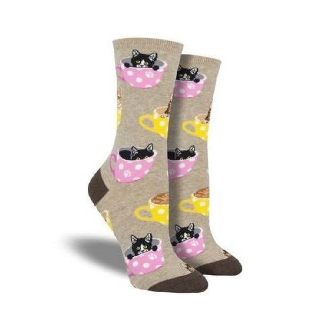 Women&#39;s Cat-Feinated Socks
