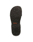 Outsole of Women's Taos Trophy 2 Backstrap Sandal featuring floral tread pattern for enhanced grip and stability.