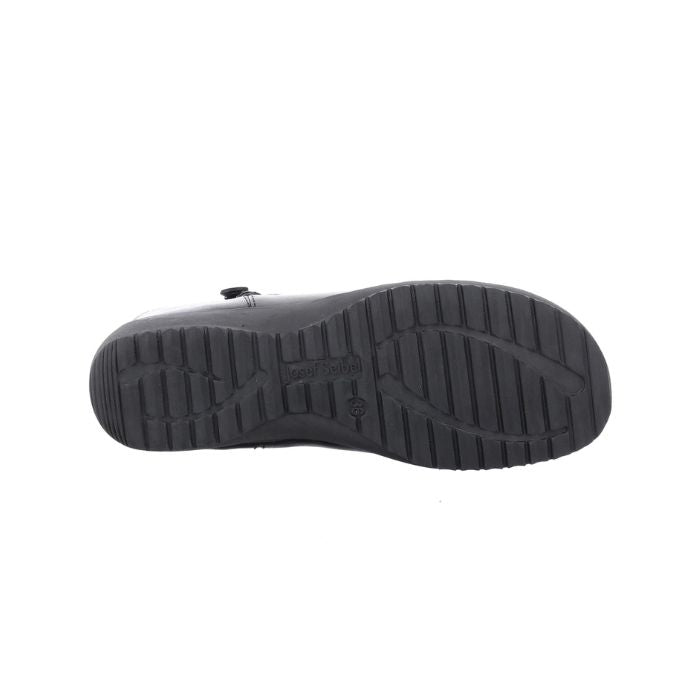 Black outsole with Josef Seibel logo engraved in center.