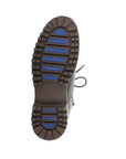 Outsole of Dash boot in brown. Brown rubber outsole with G2 Ice Grip technology.