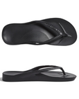 Pair of Black foam toe thong sandals.