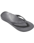 Grey foam toe thong sandal.