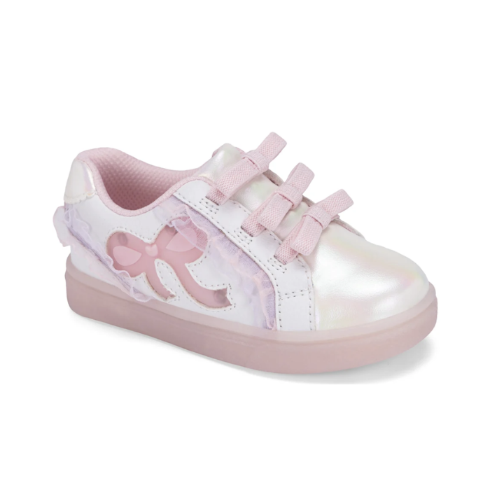 Children's Lighted Glimmer Bow Sneaker
