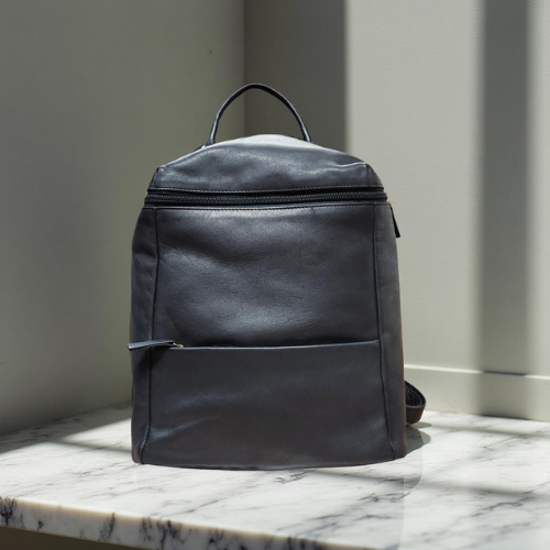 Derek Alexander Large Leather Backpack