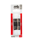 Packaged Moneysworth & Best Round Sport Shoe Laces in white 54-inch .