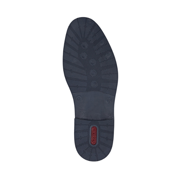 Dark Navy outsole with light tread and red Rieker logo on heel.