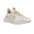 Moea Gen6 Pineapple Laced Sneakers in cream color featuring eco-friendly pineapple bio-materials, cotton laces, and bamboo lining for women.