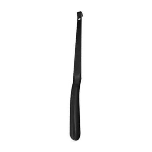 Black 31 inch long ergonomic shoe horn