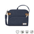 Charcoal gray Travelon Anti-Theft Heritage Crossbody handbag with RFID-blocking technology and locking zippers, ideal for travel.