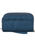 RFID Blocking Double Zip Clutch Wallet