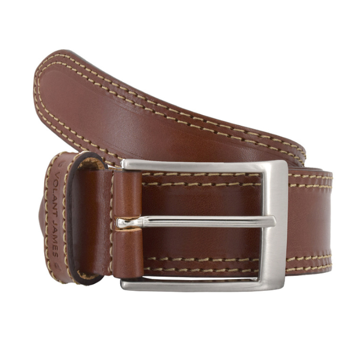 Stitched Leather Belt