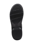 Black rubber outsole of ClarksPro clog. 