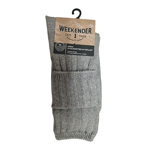 Women&#39;s Weekender Combed Cotton Crew Socks