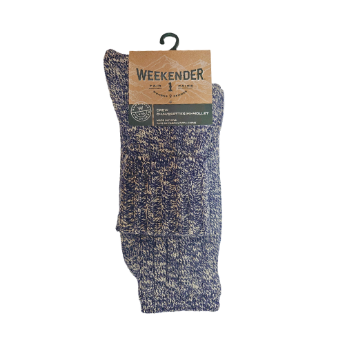 Women&#39;s Weekender Combed Cotton Crew Socks