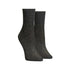 Women's Mcgregor Feel Good Cushion Crew Cotton Socks in dark heather grey, featuring a soft cotton blend and cushioned sole for all-day comfort.