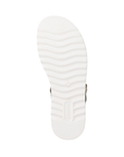 White wave pattern treaded outsole with Remote logo on heel.
