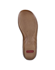 Light treaded outsole with red Rieker logo on heel.