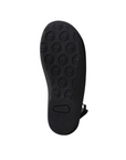 Black light treaded outsole with flower pattern tread and Wolky logo in heel.