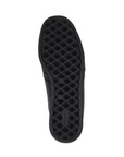 Black rubber outsole with diamond tread pattern and Rieker logo stamped in heel.