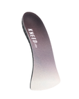 Grey  ombre 3/4 insole with "Kneed2be" text at heel.