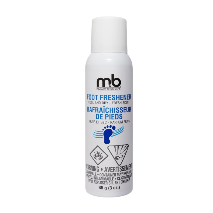 White spray bottle for Foot Freshener odor spray