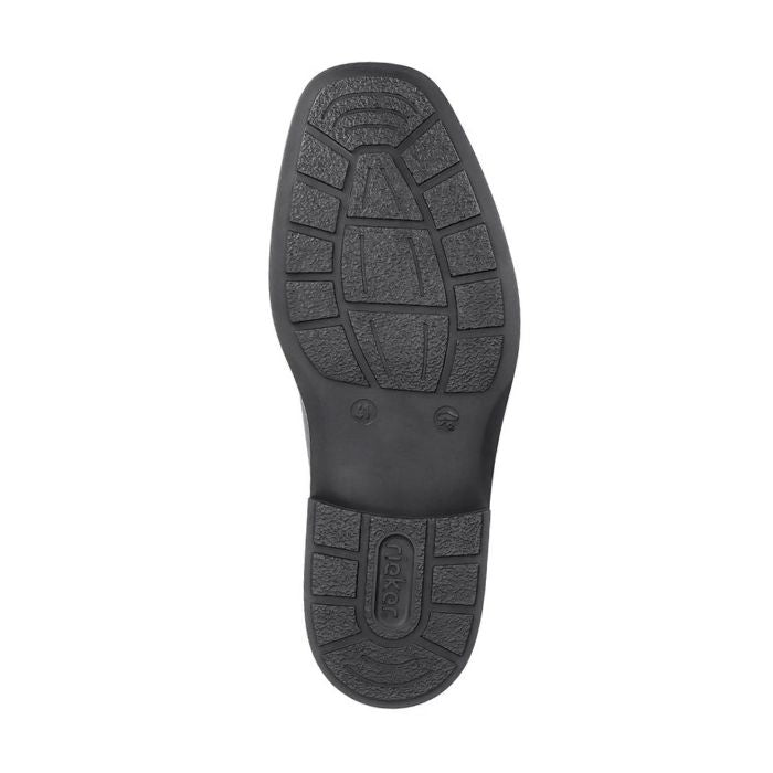 Black rubber outsole with Rieker logo on heel.