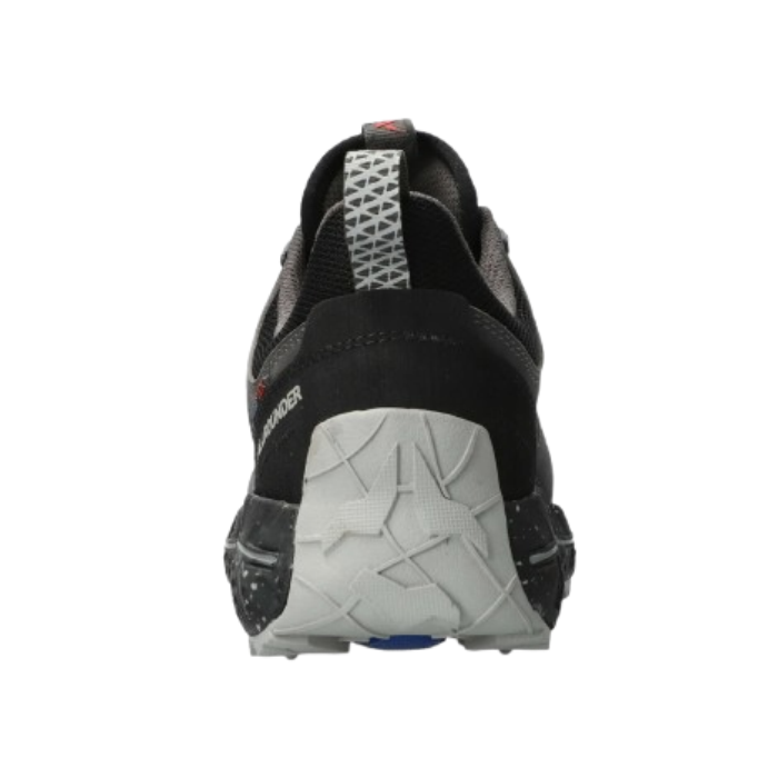 Back view of All-Rounder by Mephisto with white rubber outsole.