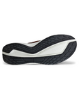 An Ecco black and white textured rubber outsole. 