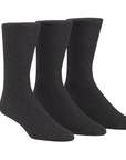 Men's Feel Good Non-Elastic Mercerized Cotton Socks - 3 Pack