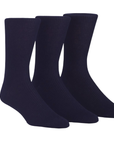 Men's Feel Good Non-Elastic Mercerized Cotton Socks - 3 Pack