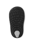 Black Soft Motion treaded outsole with grey Stride Rite logo on heel.