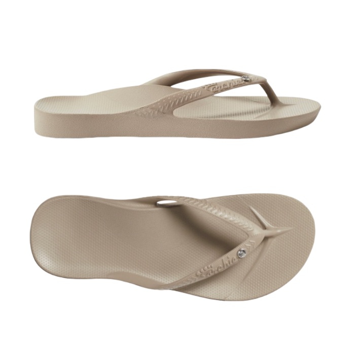 Arch Support Crystal Flip Flop Sandals