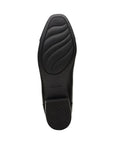 Black rubber outsole with Clarks logo on center.