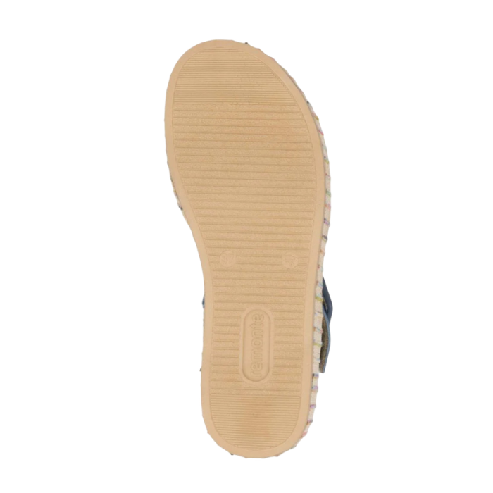 Light treaded outsole with Remonte logo on heel. 