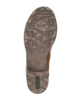 Light treaded outsole with green Remonte logo on heel.